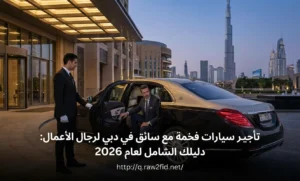 تأجير سيارات فخمة مع سائق في دبي لرجال الأعمال
