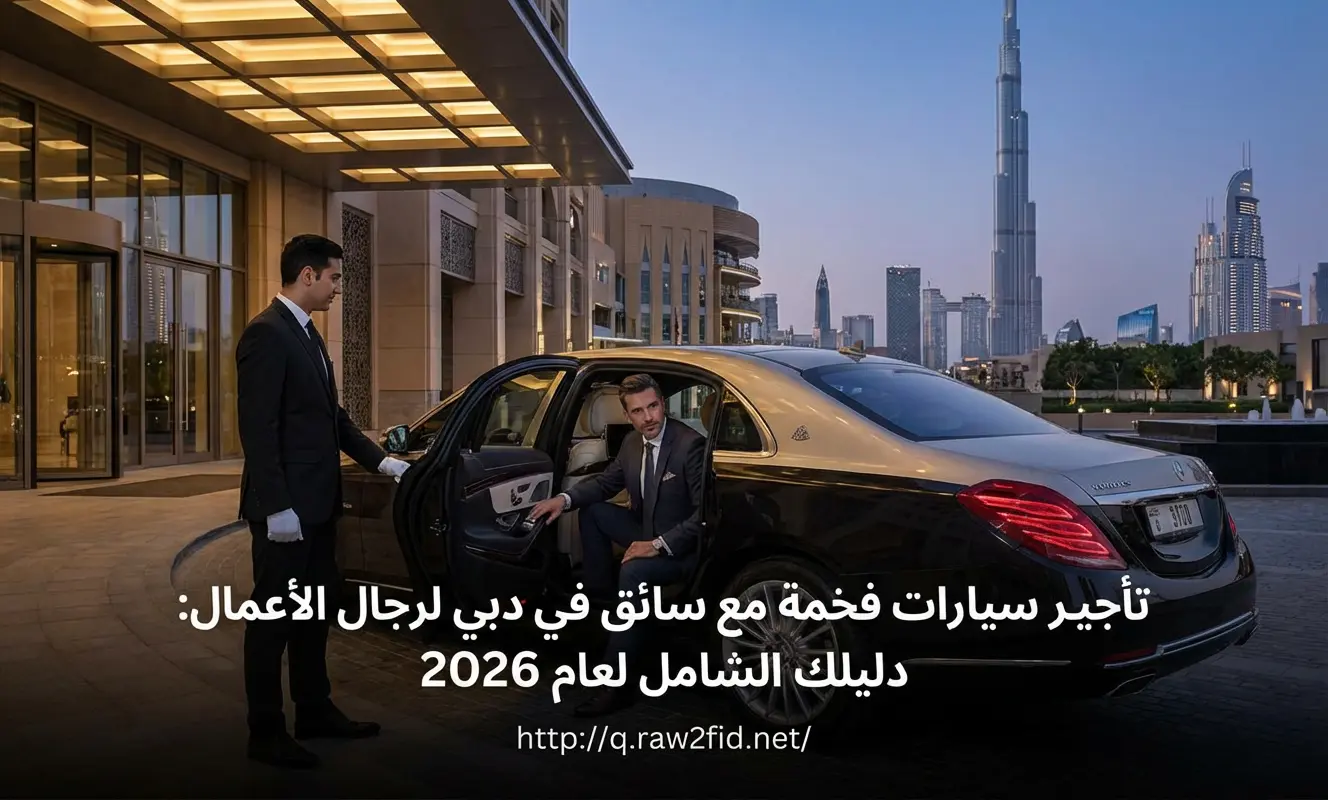 تأجير سيارات فخمة مع سائق في دبي لرجال الأعمال